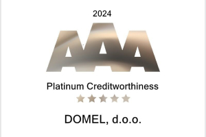 DOMEL achieves Platinum Credit Rating Excellence in 2024